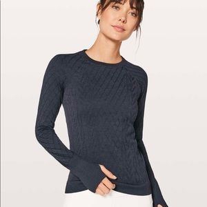 lululemon athletica Navy Blue Women's Top